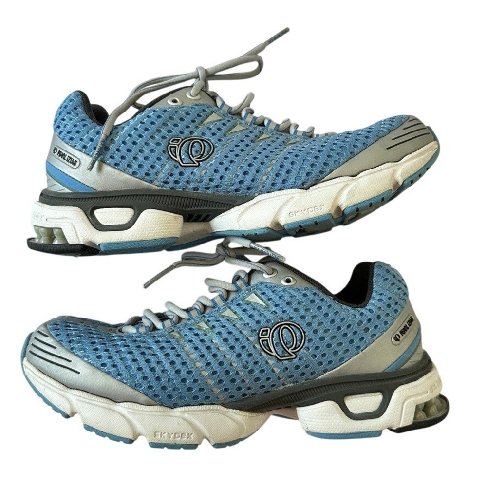 Pearl Izumi Syncro Pace III Womens Running Shoes Blue Silver GS1005 Size 10